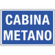 Etichetta adesiva CABINA METANO