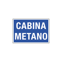 Etichetta adesiva CABINA METANO