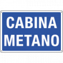 Etichetta adesiva CABINA METANO