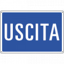 Cartello informazione USCITA
