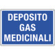 Cartello informazione DEPOSITO GAS MEDICALI