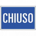 Cartello informazione CHIUSO