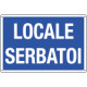 Cartello informazione LOCALE SERBATOI