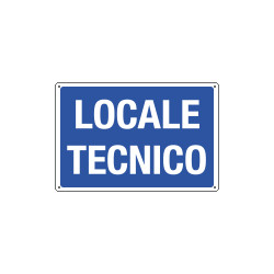 Etichetta adesiva LOCALE TECNICO