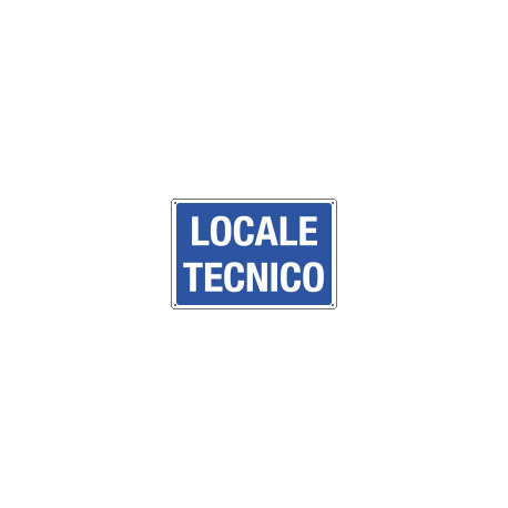 Etichetta adesiva LOCALE TECNICO