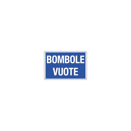 Etichetta adesiva BOMBOLE VUOTE