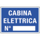Cartello informazione CABINA ELETTRICA N.