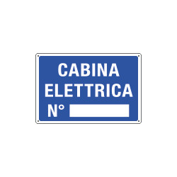 Etichetta adesiva CABINA ELETTRICA N.