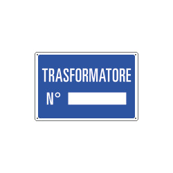 Cartello informazione TRASFORMATORE N.