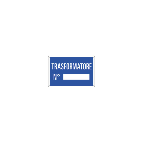 Cartello informazione TRASFORMATORE N.