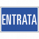 Cartello informazione ENTRATA