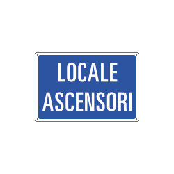 Cartello informazione LOCALE ASCENSORI