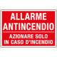 Cartello informazione ALLARME ANTINCENDIO AZION.