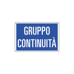 Cartello informazione GRUPPO CONTINUITA'