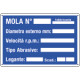 Cartello informazione MOLA N. Diam. est. Veloc