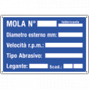 Cartello informazione MOLA N. Diam. est. Veloc