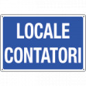 Cartello informazione LOCALI CONTATORI