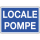 Cartello informazione LOCALE POMPE