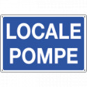 Cartello informazione LOCALE POMPE