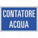 Cartello informazione CONTATORE ACQUA