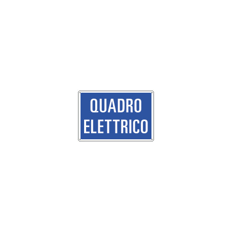 Cartello informazione QUADRO ELETTRICO