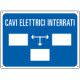 Cartello informazione cavi ELETTRICI INTERRATI
