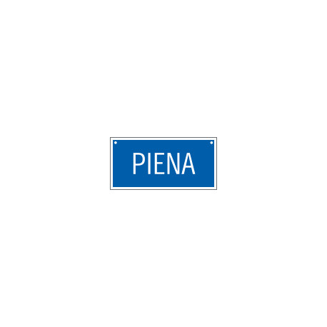 Cartello informazione PIENA