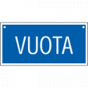 Cartello informazione VUOTA