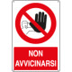 Cartello divieto non avvicinarsi