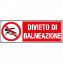 Cartello divieto di balneazione
