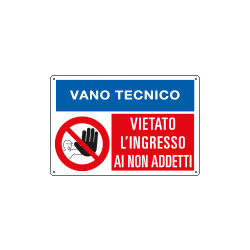 Cart. inf. /div. VIET. INGRESSO VANO TECNICO