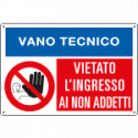 Cart. inf. /div. VIET. INGRESSO VANO TECNICO