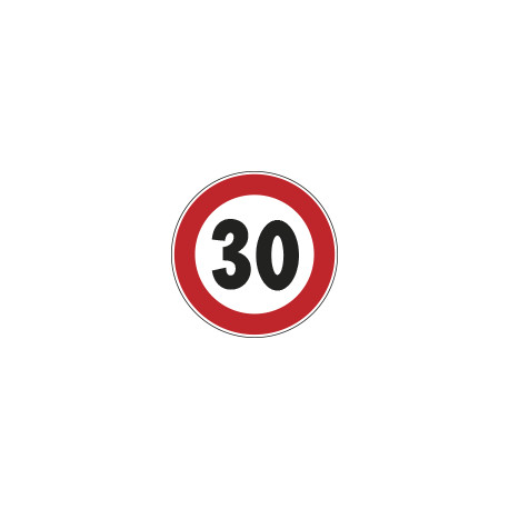 Disco rifrangente NF 50 LIMITE VELOCITA'KM 30