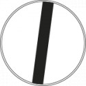 Disco alluminio rifrangente NF 70 VIA LIBERA