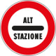 Disco rifrangente NF 99 ALT STAZIONE