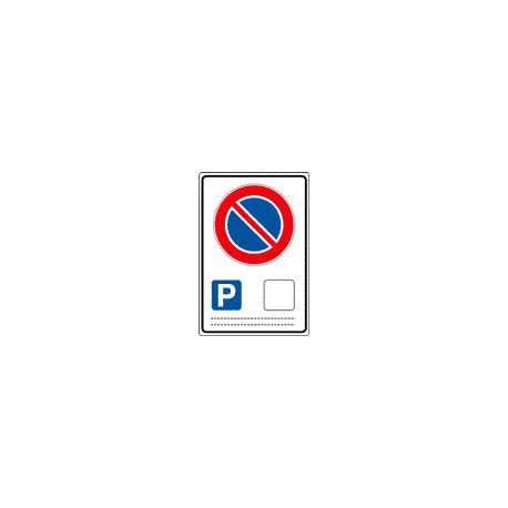 Cartello NF 79/c divieto SOSTA PARCHEGGIO RISERVATO
