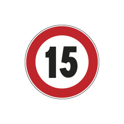 Cartello HI NF 50 LIMITE VELOCITA' KM15