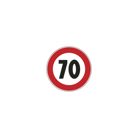 Cartello NF 50 LIMITE VELOCITA'KM 70