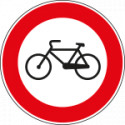 Cartello NF 55 TRANSITO vietato BICICLETTE