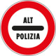 Cartello NF 98 ALT POLIZIA