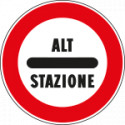 Cartello NF 99 ALT STAZIONE