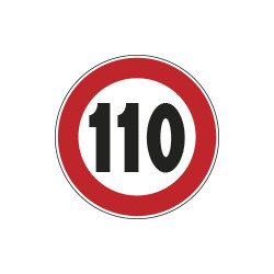 Cartello NF 50 LIMITE VELOCITA'KM110
