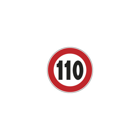 Cartello NF 50 LIMITE VELOCITA'KM110