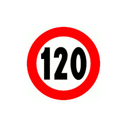 Cartello NF 50 LIMITE VELOCITA'KM120