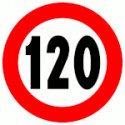 Cartello NF 50 LIMITE VELOCITA'KM120