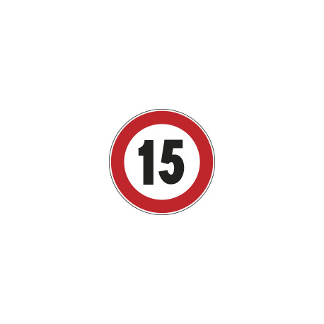 Cartello NF 50 LIMITE VELOCITA'KM 15
