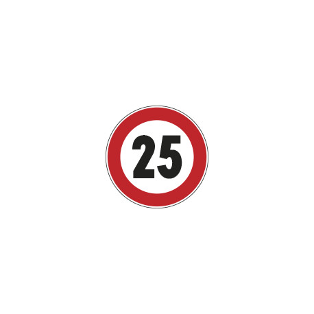 Cartello NF 50 LIMITE VELOCITA'KM 25