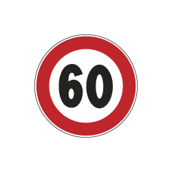 Cartello NF 50 LIMITE VELOCITA'KM 60
