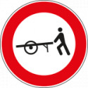 Cartello NF 57 TRANSITO vietato VEICOLI BRACCIA