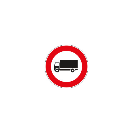 Cartello NF 60aTRANSITO vietato SUPERIORI 3,5 t